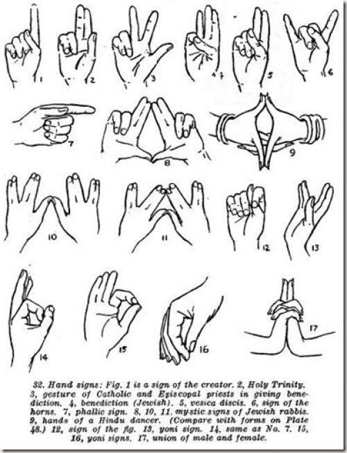 illuminati hand signs