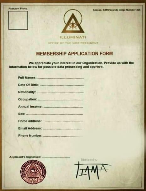 sign up for the Illuminati
