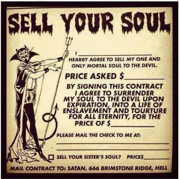 sell my soul to lucifer